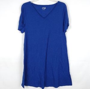 Apt. 9 Maxi Shirt Dress Womens L Casual Going Out Minimalist Soft Girl Twee